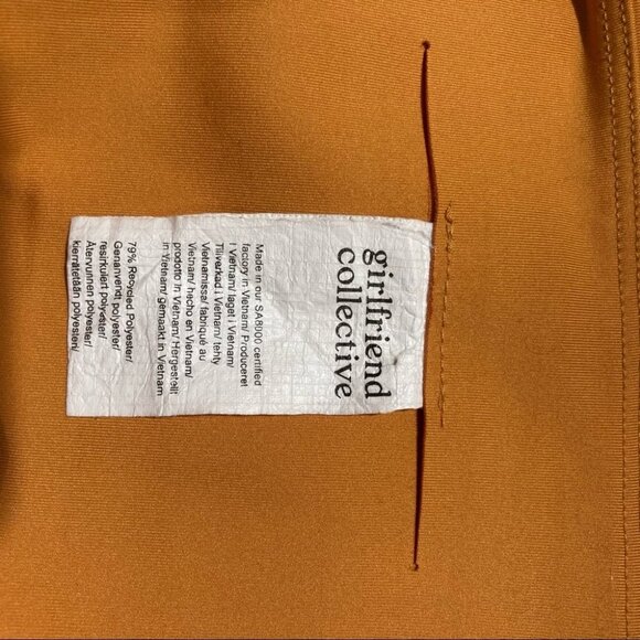 GIRLFRIEND COLLECTIVE Sz XXL Honey High Rise Leggings 7/8 Inside Back  Pocket - Picture 8 of 9